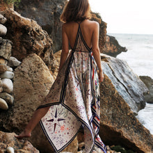 Load image into Gallery viewer, Astarte Phoenician Goddess - Hand Sewn Satin Silk Dress