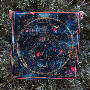 Celestial Map - Silk Scarf