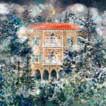 Load image into Gallery viewer, Traditional Lebanese House in Winter - Giclée Print