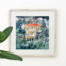 Load image into Gallery viewer, Traditional Lebanese House in Winter - Giclée Print
