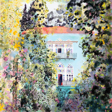 Load image into Gallery viewer, Traditional Lebanese House in Spring - Unframed Giclée Print