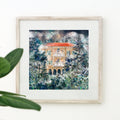 Traditional Lebanese House in Winter - Unframed Giclée Print