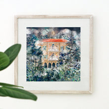 Load image into Gallery viewer, Traditional Lebanese House in Winter - Giclée Print
