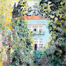 Load image into Gallery viewer, Traditional Lebanese House in Spring - Unframed Giclée Print