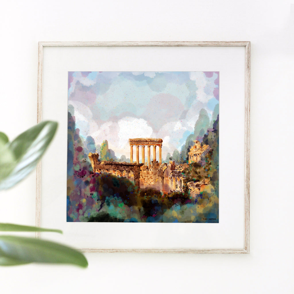 City of the Sun, Baalbek Ruins Scarf 60