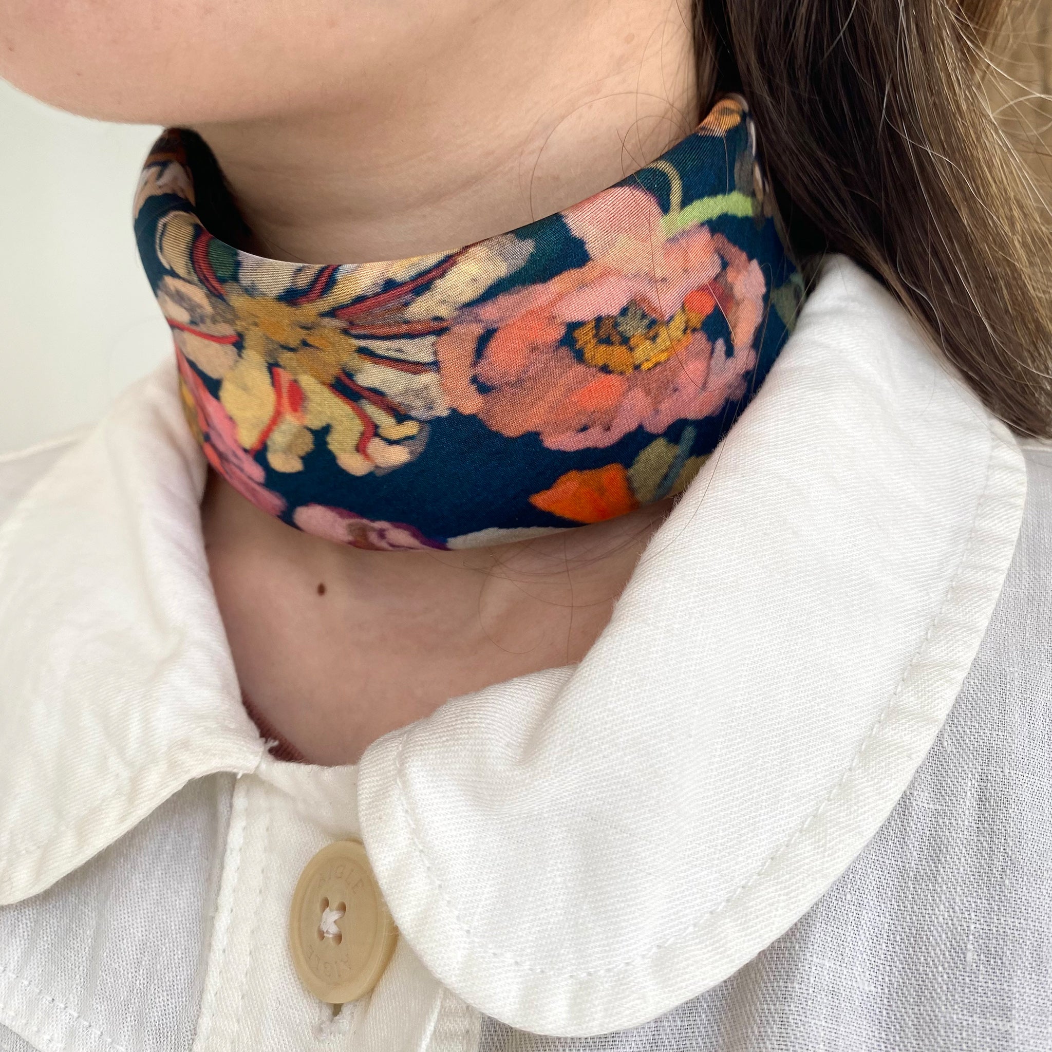 Floral Manuscript Scarf 90
