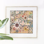 Portolan Map Scarf 90