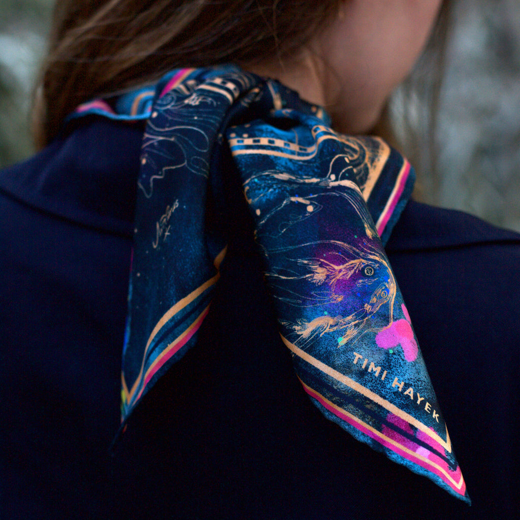 Celestial Map Scarf 60
