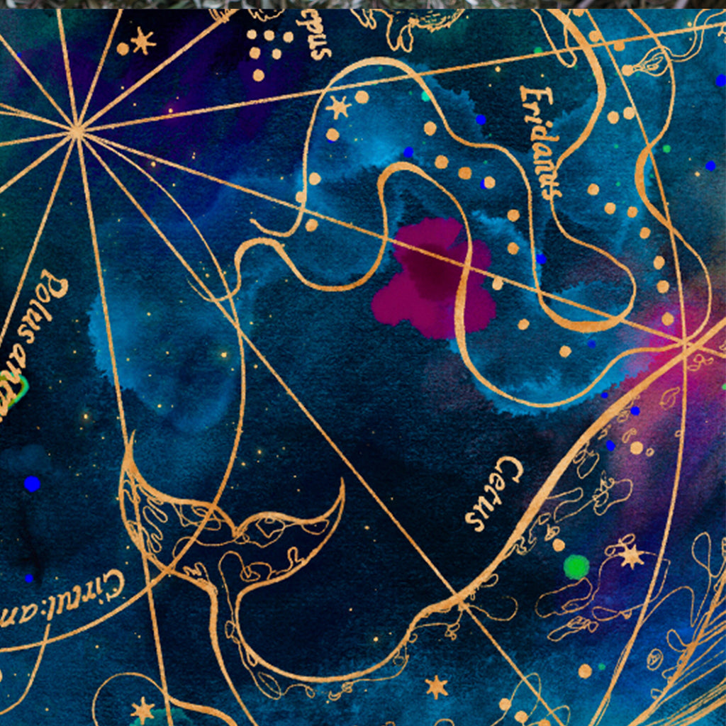 Celestial Map Scarf 60