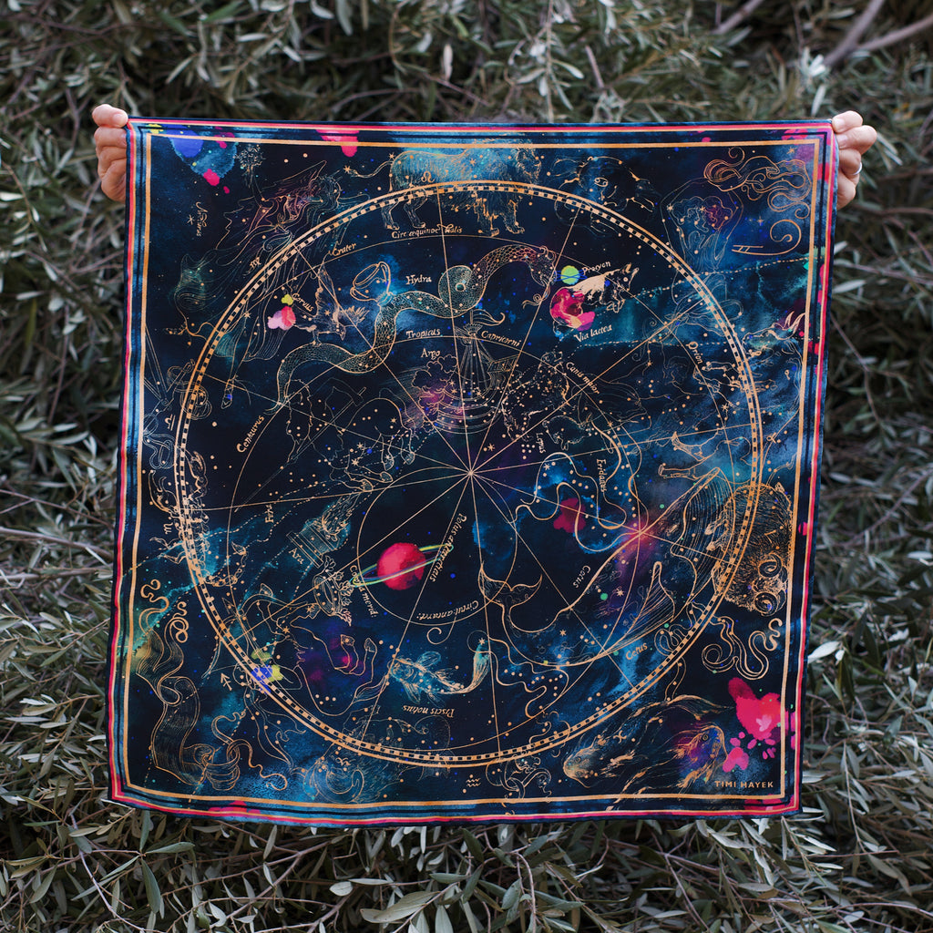 Celestial Map Scarf 60