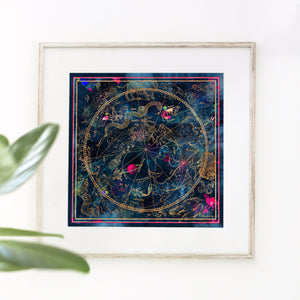 Celestial Map - Silk Scarf