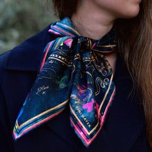 Load image into Gallery viewer, Celestial Map - Silk Scarf