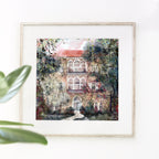 Traditional Lebanese Mountain House Scarf 90